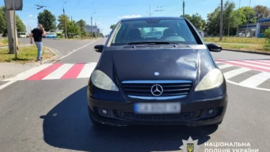 У Черкасах 80-річний водій Mercedes-Benz збив жінку на переході