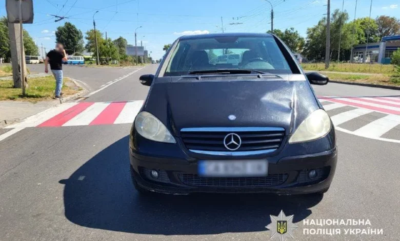 У Черкасах 80-річний водій Mercedes-Benz збив жінку на переході