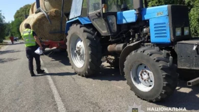На Обухівщині трактор наїхав на 6-річну велосипедистку: дитина загинула, водію оголошено підозру