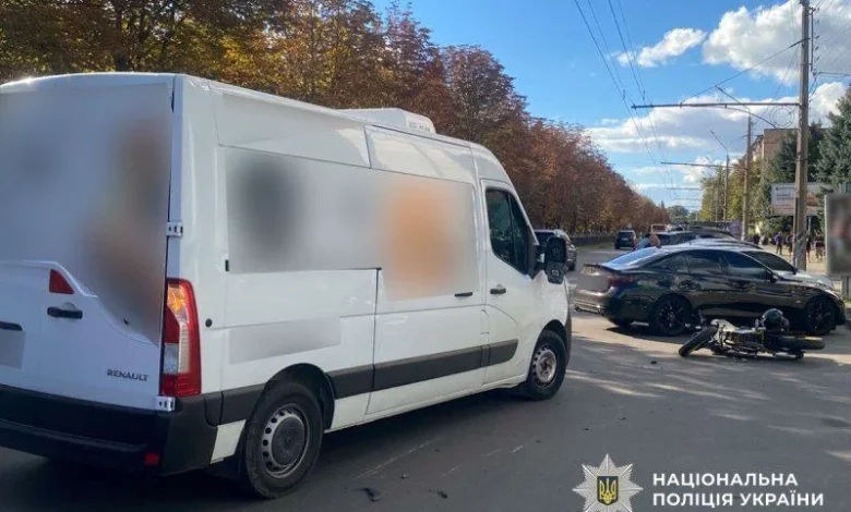 У Полтаві в ДТП травмувався 17-річний мотоцикліст на Shineray