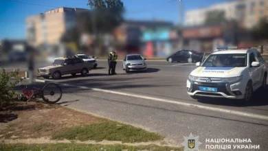 У Лохвиці Volkswagen Polo зіткнувся з велосипедом: травмована дитина