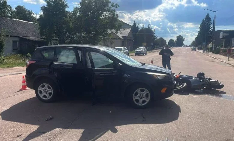 У Хорошеві під час ДТП загинув водій мотоцикла Suzuki