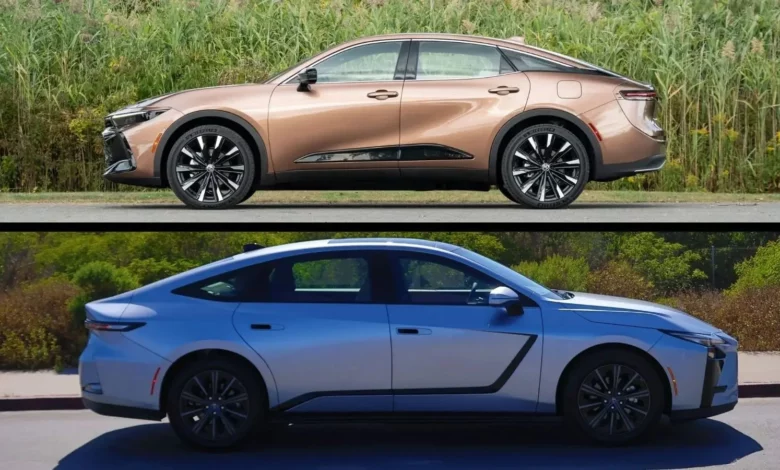 Порівняння 2027 Toyota Crown Hybrid та Lexus ES 350h: який гібридний седан обрати