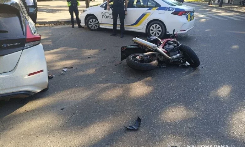 У Сумах у двох ДТП травмувалися велосипедистка та мотоцикліст