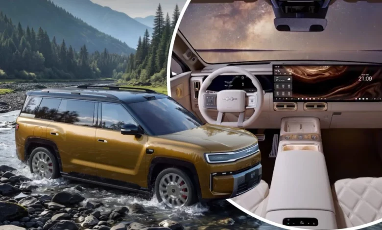 BYD Fang Cheng Bao Ti 9 показав салон перед стартом продажів у Китаї