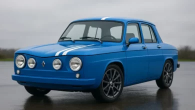 Renault 8 Gordini electric coupe