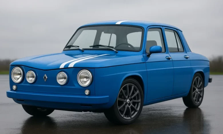 Renault 8 Gordini electric coupe