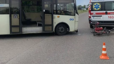 У Черкаському районі автобус ATAMAN збив велосипедиста на перехресті