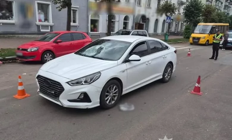 У Бердичеві Hyundai Sonata збила пішохода на переході: поліція розслідує ДТП