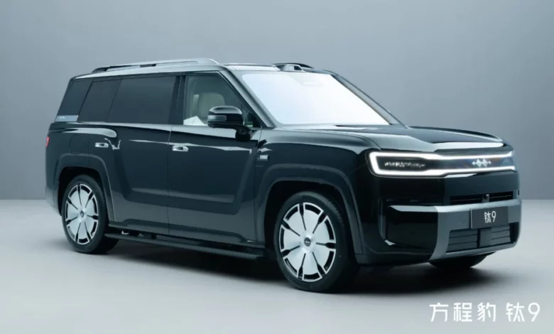 BYD Fang Cheng Bao Ti 9 показав новий колір кузова перед стартом