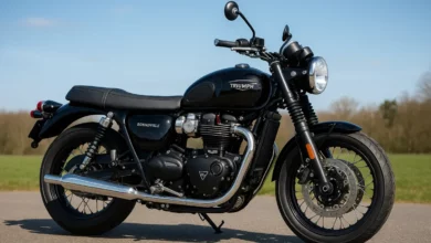 Triumph Bonneville T40 motorcycle