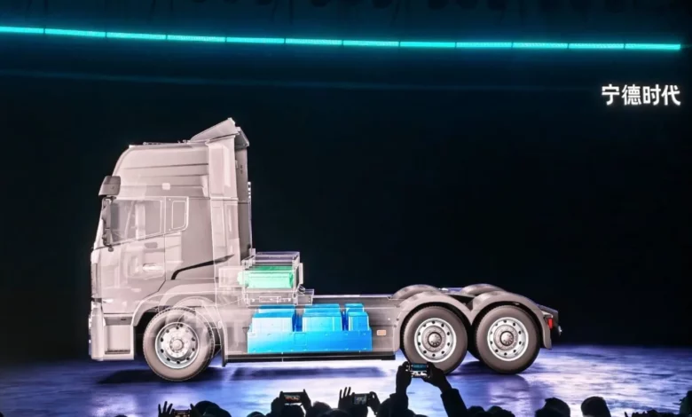 CATL представила систему Dual-Electric для електрифікації важких вантажівок