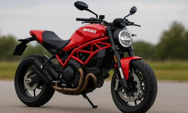 Ducati (RED) 800 motorcycle